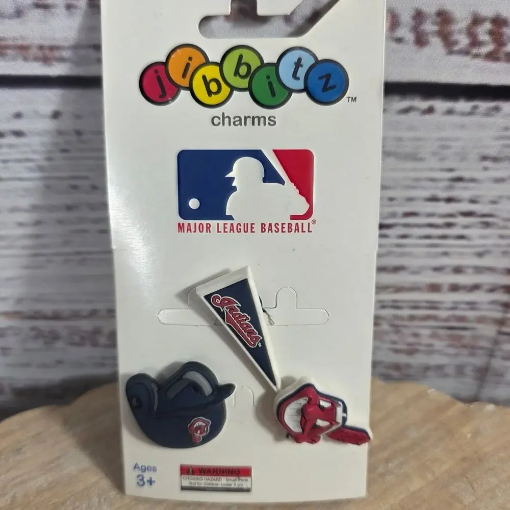 Indians Shoe Charms Fit Croc MLB Jibbitz